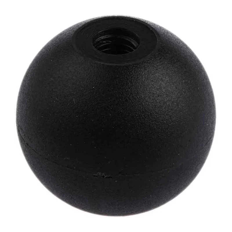 RS PRO Black Polyamide 6 Ball Clamping Knob, Threaded Hole, 45 mm Diameter 702-7784