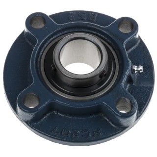 RS PRO Four-Bolt Normal Duty Cast Iron Flange Bearing Unit 35mm Inside Diameter UCFC207