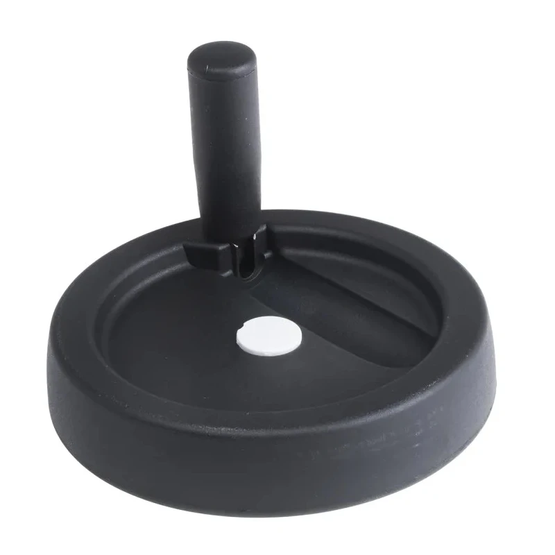 RS PRO Black Nylon Hand Wheel Fold Away Revolving Handle 125 mm Diameter 702-7847