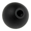 RS PRO Black Nylon Ball Clamping Knob, Threaded Hole, 50 mm Diameter 702-7793