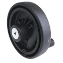 RS PRO Black Nylon Hand Wheel Fold Away Revolving Handle 125 mm Diameter 702-7847