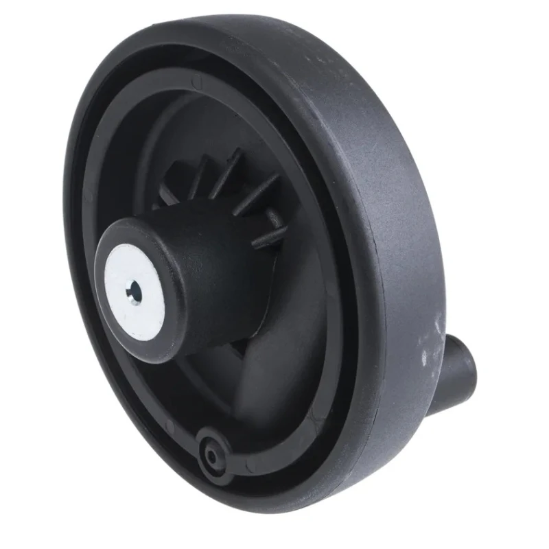 RS PRO Black Nylon Hand Wheel Fold Away Revolving Handle 125 mm Diameter 702-7847