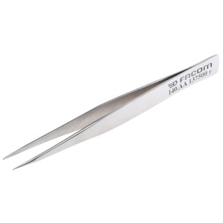 Facom 125mm Stainless Steel Pointed Tweezer 140.AA