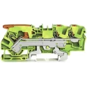 WAGO TOPJOB S 2106 Series Earth Terminal Block Green Yellow 6mm² 1-Level Cage Clamp IECEx/ATEX 2106-5307