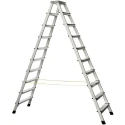 Zarges Aluminium 10 Steps Step Ladder 2.2m Open Length Model 41270