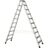 Zarges Aluminium 10 Steps Step Ladder 2.2m Open Length Model 41270