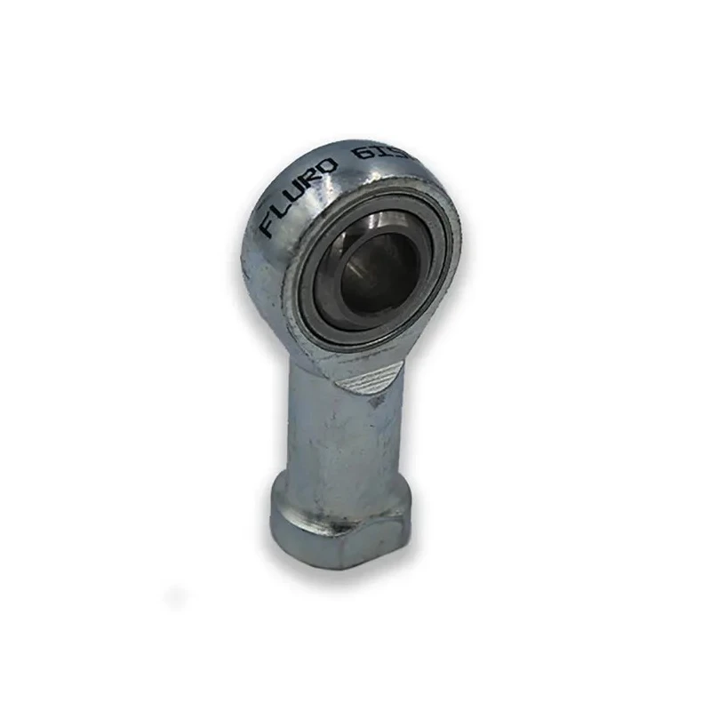 Fluro Female Galvanised Steel Rod End M10 x 1.25, 10mm Bore, Dynamic Load 23.4kN, Static Load 19.3kN, Right Hand GISW10x1.25
