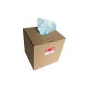 RS PRO Dry Multi-Purpose Blue Wipes Box of 400, 240 x 380 mm 186-9958