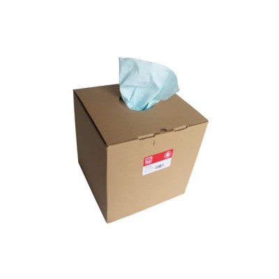 RS PRO Dry Multi-Purpose Blue Wipes Box of 400, 240 x 380 mm 186-9958