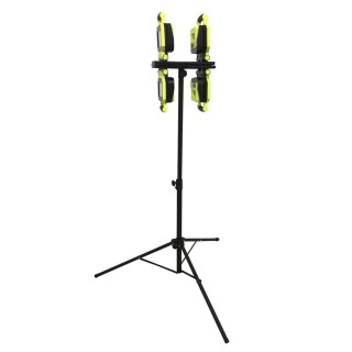 Unilite Heavy-Duty Aluminium Tripod Work Light Stand with Magnetic Plate for 4 Site Lights TRIPOD-360