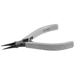 Facom 1-Piece Round Nose Plier, 120mm Overall Length, 22mm Jaw, Steel, ESD Safe, Comfort Grip Handle 424.MT