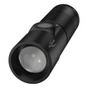 Ansmann Black Aluminium LED Torch Rechargeable 300 lm, USB Charging, IP54, 98.5 mm 1600-0247