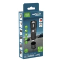 Ansmann Black Aluminium LED Torch Rechargeable 300 lm, USB Charging, IP54, 98.5 mm 1600-0247