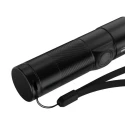 Ansmann Black Aluminium LED Torch Rechargeable 300 lm, USB Charging, IP54, 98.5 mm 1600-0247