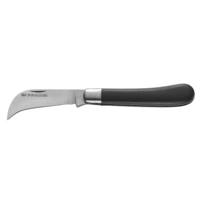 Facom 160mm Stainless Steel Craft Knife Set Curved Blade Wood Handle 840B