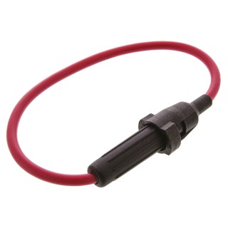 Schurter 6.3A In-line Fuse Holder for 6.3 x 32 mm Fuse, 32V DC, Thermoplastic Body 8601.2005.08
