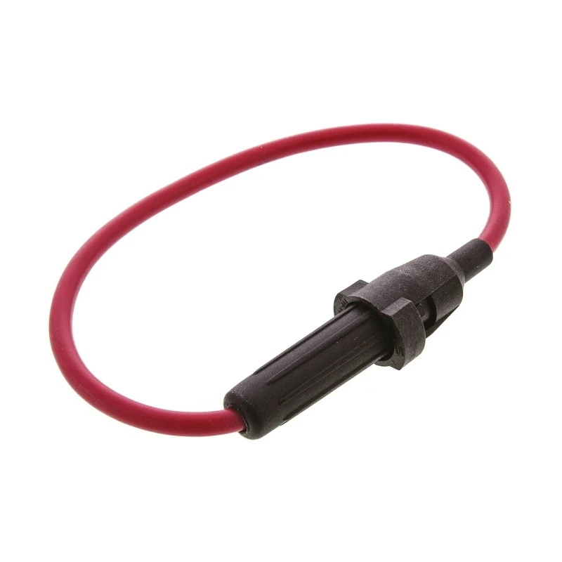 Schurter 6.3A In-line Fuse Holder for 6.3 x 32 mm Fuse, 32V DC, Thermoplastic Body 8601.2005.08