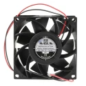 RS PRO Axial Fan, 24V DC, 168.2 m³/h Airflow, 13W Power, 500mA Max Current, 80mm Square Frame, Ball Bearing, Model 703-3448