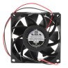 RS PRO Axial Fan, 24V DC, 168.2 m³/h Airflow, 13W Power, 500mA Max Current, 80mm Square Frame, Ball Bearing, Model 703-3448