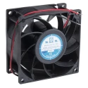 RS PRO Axial Fan, 12V DC, 168.2 m³/h Air Flow, 14 W Power, 1.2 A Current, 80 mm Square Frame, Ball Bearing 703-3445