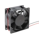 RS PRO Axial Fan, 24V DC, 168.2 m³/h Airflow, 13W Power, 500mA Max Current, 80mm Square Frame, Ball Bearing, Model 703-3448