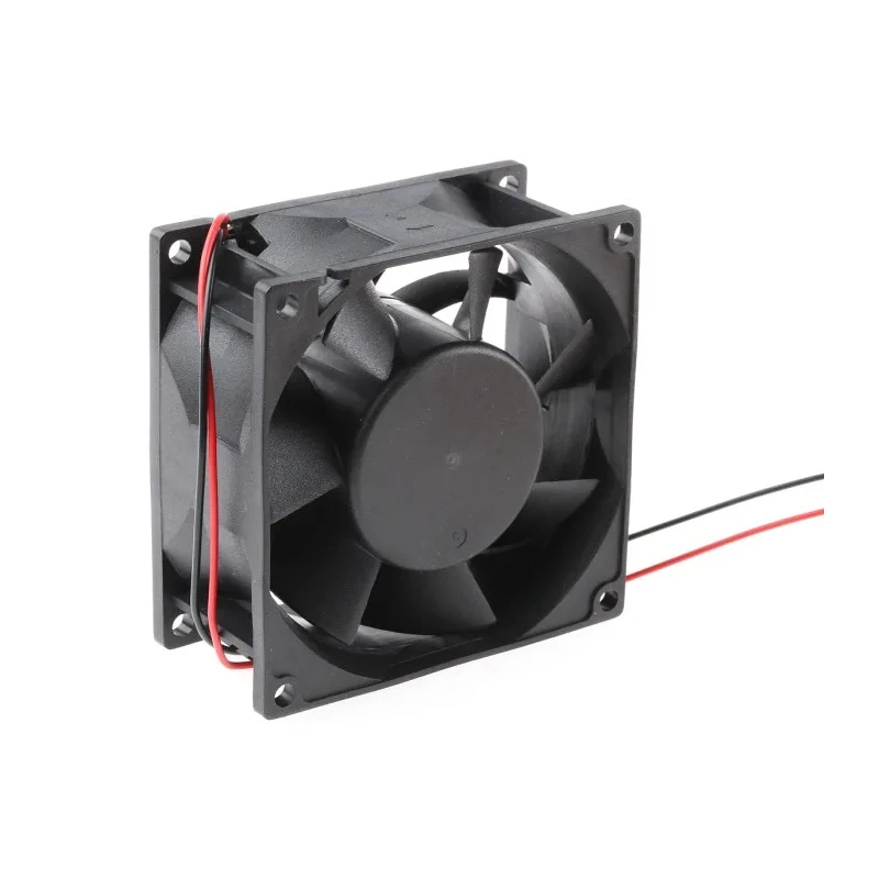 RS PRO Axial Fan, 24V DC, 168.2 m³/h Airflow, 13W Power, 500mA Max Current, 80mm Square Frame, Ball Bearing, Model 703-3448