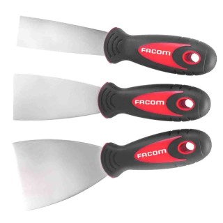 Facom Stainless Steel Deburring Tool 3 Piece Set with Blades 32-50-75 mm 237.J1