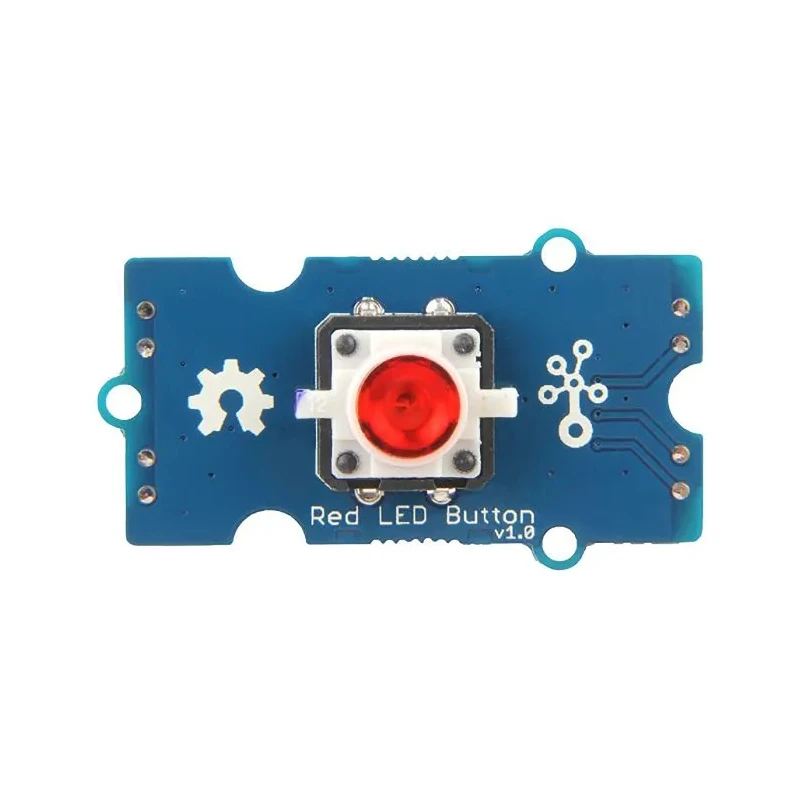 Seeed Studio Button Development Kit with Grove Yellow, Blue LED, Red LED Buttons 111020044