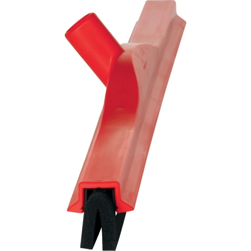 Vikan Red Double-Bladed Cell Rubber Squeegee 110mm Height x 80mm Width x 700mm Depth for Industrial Cleaning 77554