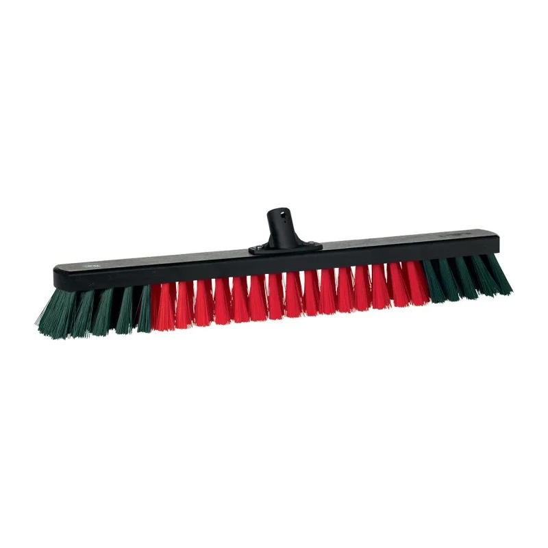 Vikan Garage Broom Black with Polyvinyl Chloride Bristles 665mm Width 311752