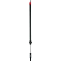 Vikan Black Anodised Aluminium Polypropylene Telescopic Brush Handle 1.6 m for Use with Vikan Water Brushes 297152