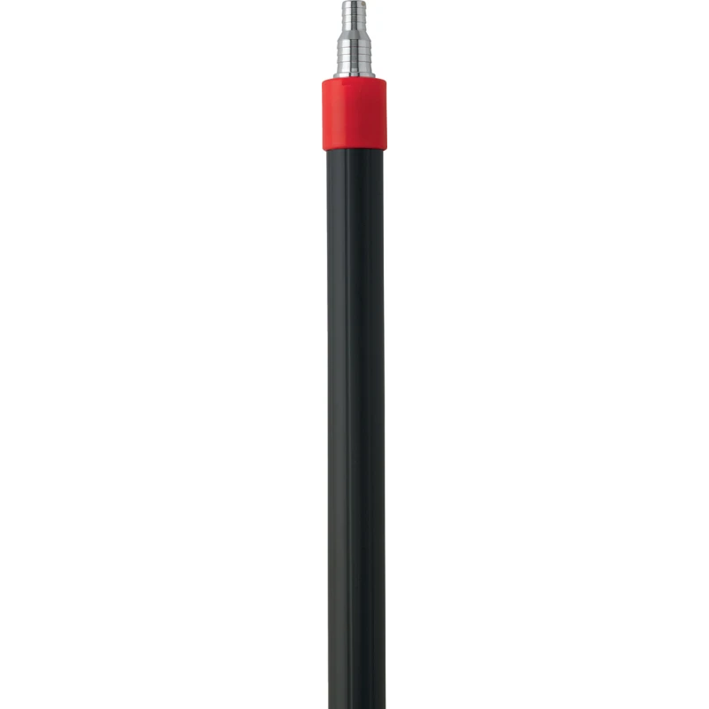 Vikan Black Anodised Aluminium Polypropylene Telescopic Brush Handle 1.6 m for Use with Vikan Water Brushes 297152