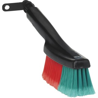 Vikan Black Scrubbing Brush, 50 mm Bristle Length, Polyester Bristle Material, 360 mm Length, 60 mm Width, 105 mm 525452