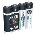 Ansmann Ansmann MaxE AA Nickel Metal Hydride Rechargeable Battery 1.2 V 2.5 Ah Pack of 4 5035442