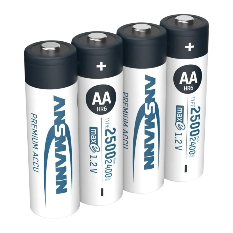 Ansmann Ansmann MaxE AA Nickel Metal Hydride Rechargeable Battery 1.2 V 2.5 Ah Pack of 4 5035442