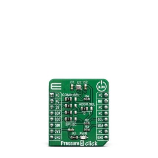 MikroElektronika Pressure 5 Click Sensor for BMP388 Battery-Powered Portable Applications MIKROE-3566