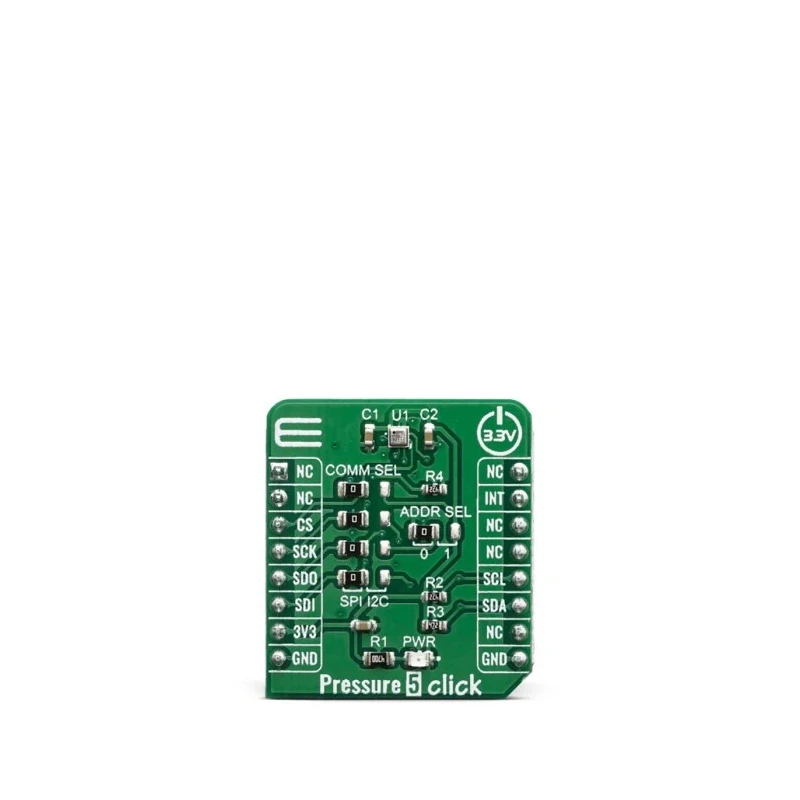MikroElektronika Pressure 5 Click Sensor for BMP388 Battery-Powered Portable Applications MIKROE-3566