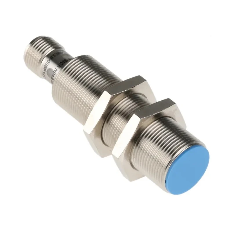 SICK Threaded Barrel Inductive Proximity Sensor M18 x 1 Nickel Plated Brass Housing 8mm Detection PNP Output IME18-08BPSZC0S