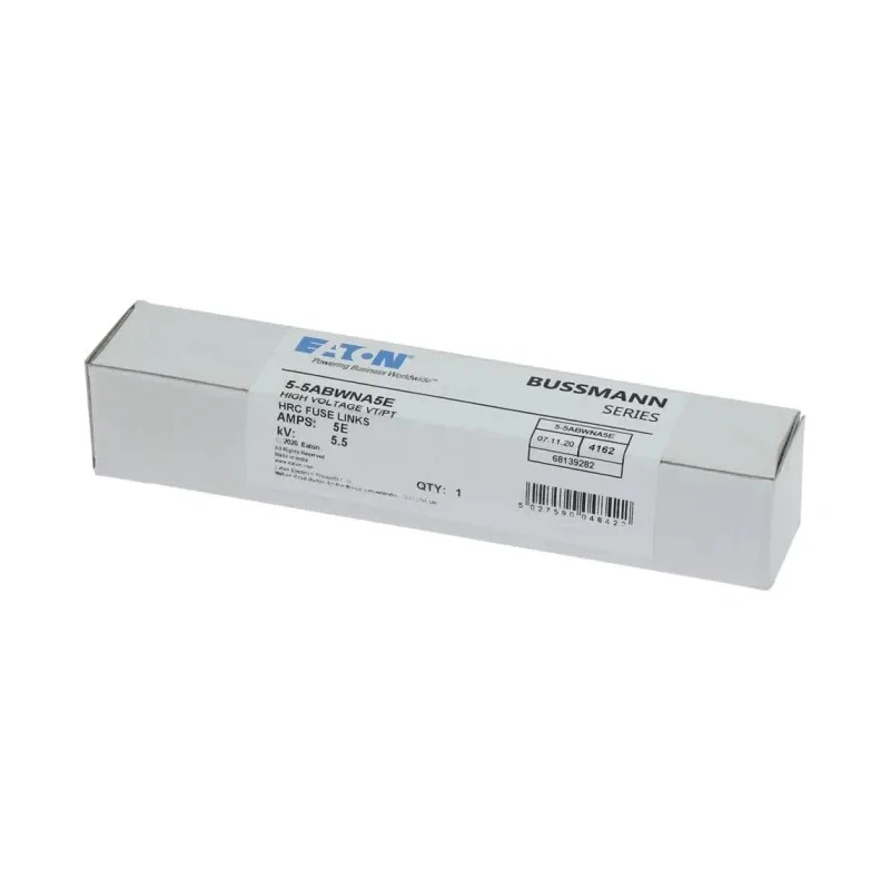 Eaton 5A Ceramic Cartridge Fuse 25 x 140 mm 5-5ABWNA5E