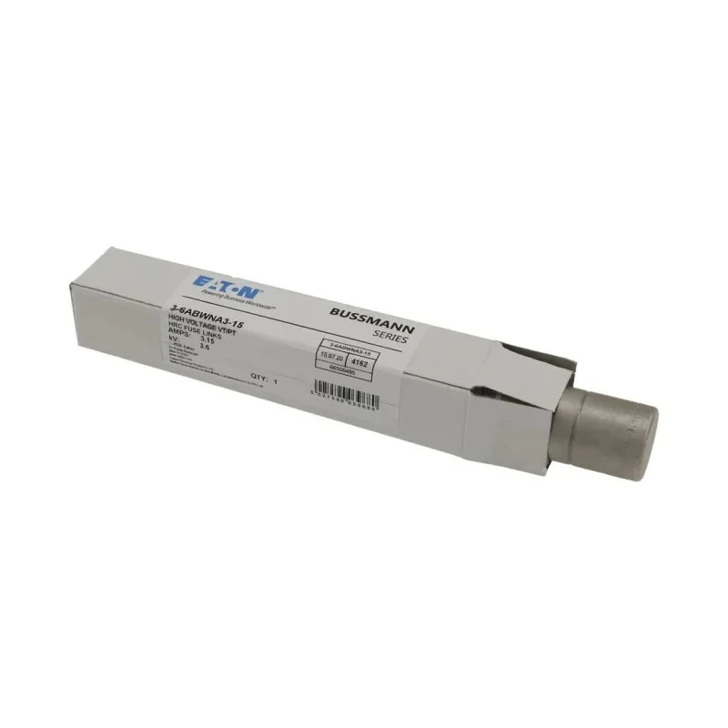Eaton Cartridge Fuse 3.15A 3.6kV AC Ceramic Medium Acting 25.4 x 142 mm 3-6ABWNA3-15