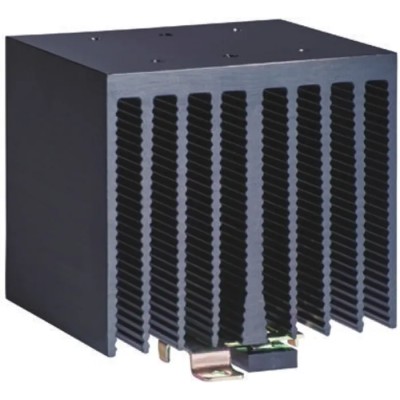 Crydom Relay Heatsink DIN Rail Mount 1470 cm² Surface Area Black Anodised HS122DR