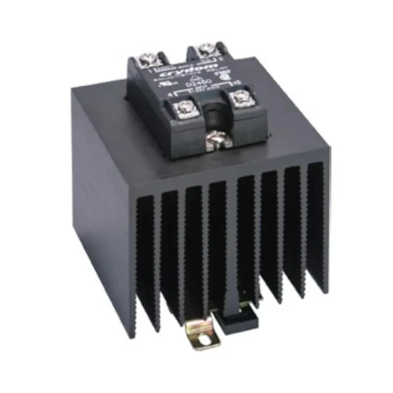 Crydom Relay Heatsink DIN Rail Mount 1470 cm² Surface Area Black Anodised HS122DR