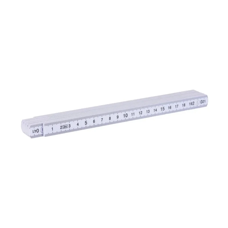 RS PRO Plastic Folding Ruler Metric 2 m Length, 15 mm Width, Model 188-9702
