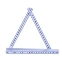 RS PRO Plastic Folding Ruler Metric 2 m Length, 15 mm Width, Model 188-9702