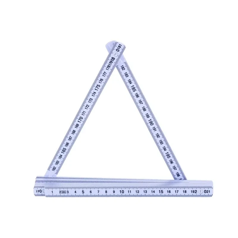 RS PRO Plastic Folding Ruler Metric 2 m Length, 15 mm Width, Model 188-9702