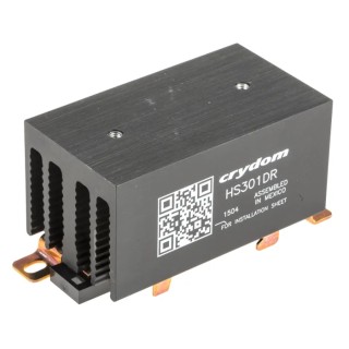 Crydom DIN Rail Relay Heatsink, Anodised Aluminium Housing, Mount Type DIN Rail, 209g Weight HS301DR