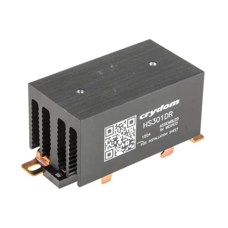Crydom DIN Rail Relay Heatsink, Anodised Aluminium Housing, Mount Type DIN Rail, 209g Weight HS301DR