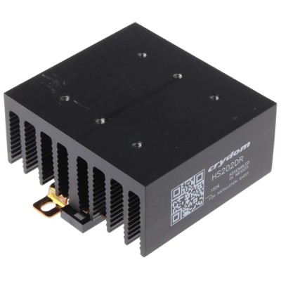 Crydom Relay Heatsink DIN Rail Mount 2°C/W Thermal Resistance 688 cm² Surface Area HS202DR