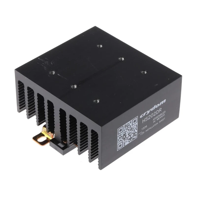 Crydom Relay Heatsink DIN Rail Mount 2°C/W Thermal Resistance 688 cm² Surface Area HS202DR