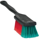 Vikan Black Scrubbing Brush with 45 mm Polyester Bristle Length, 420 mm Overall Length, Model 522252